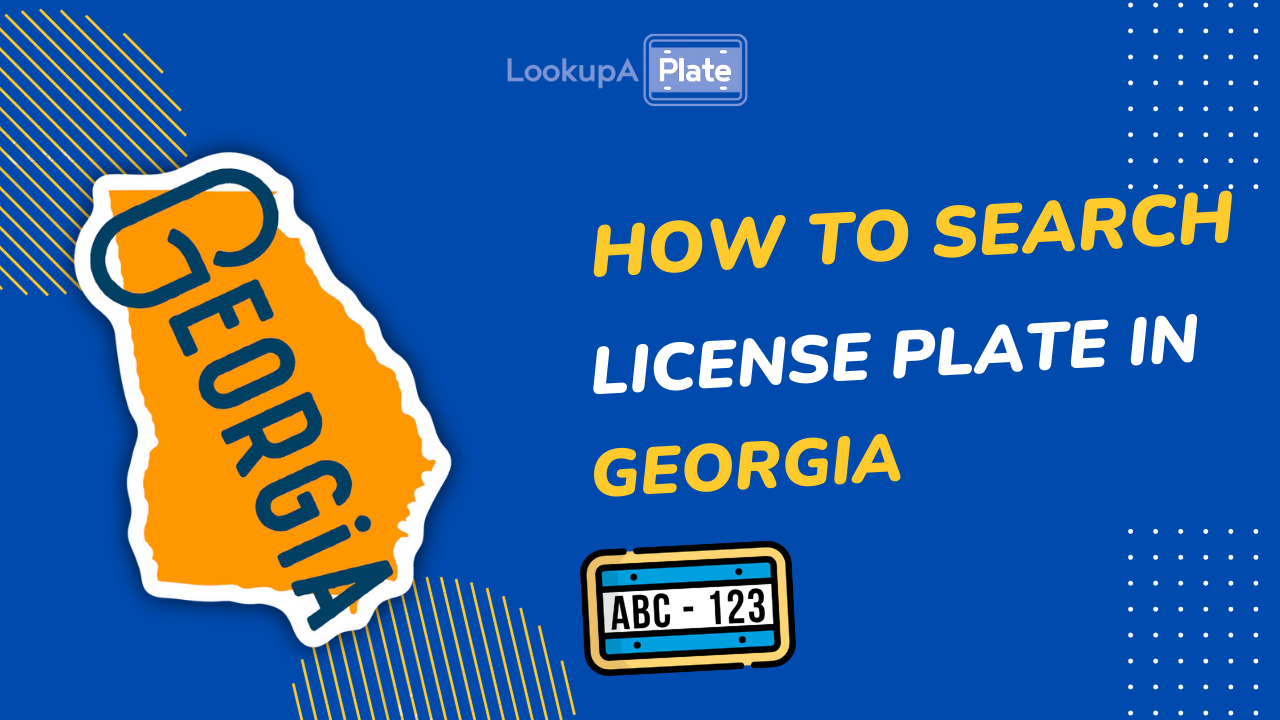 how to search for a license plate in georgia