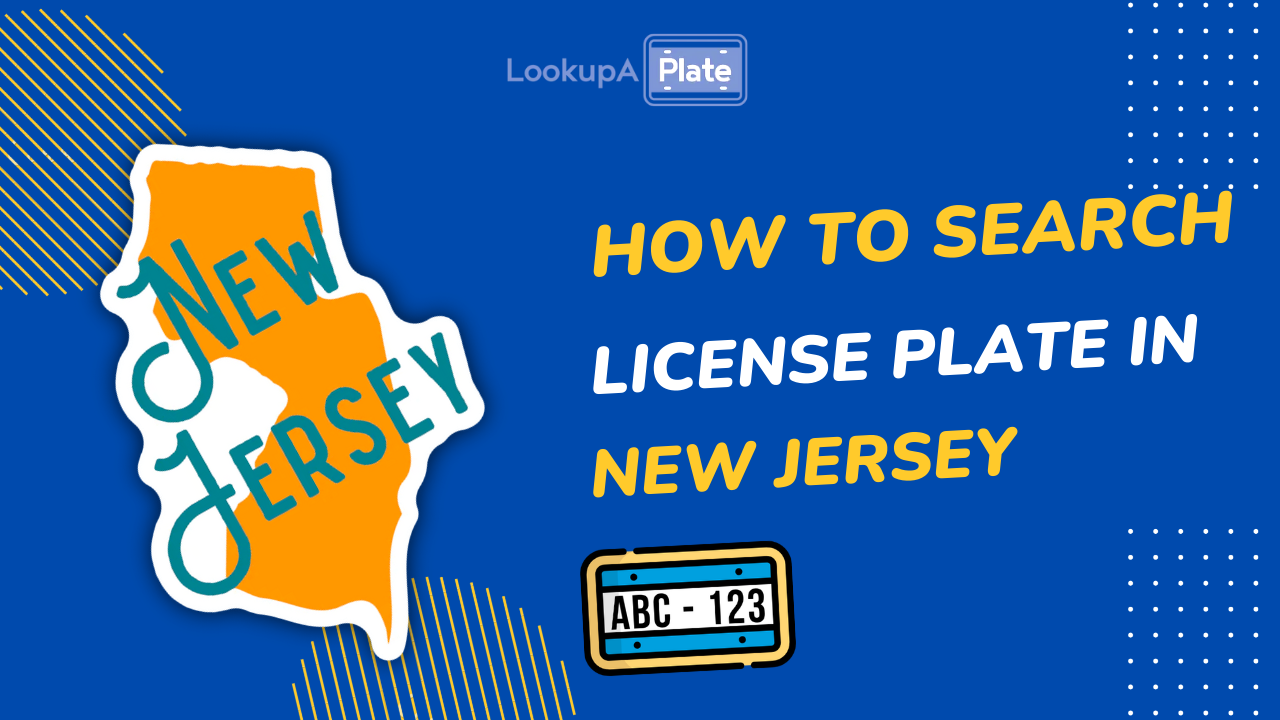 How to search for a license plate in New Jersey