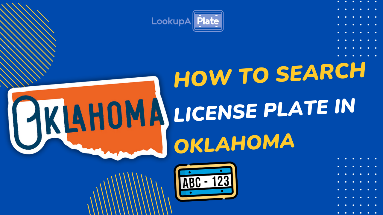 how to search a license plate in Oklahoma