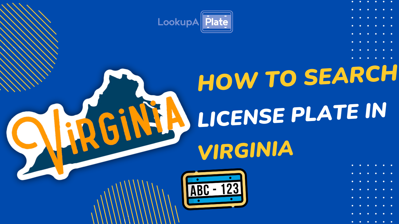 how to search a license plate from Virginia